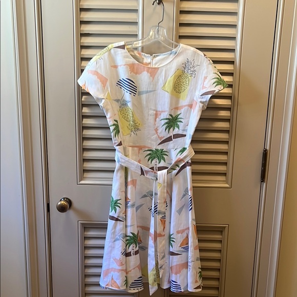Hobbs of London Linen Dress. - Picture 1 of 7